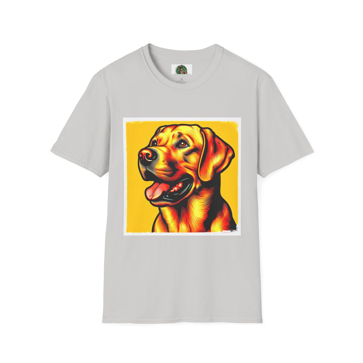 Labrador Retriever T-Shirt Printify S Ice Grey 