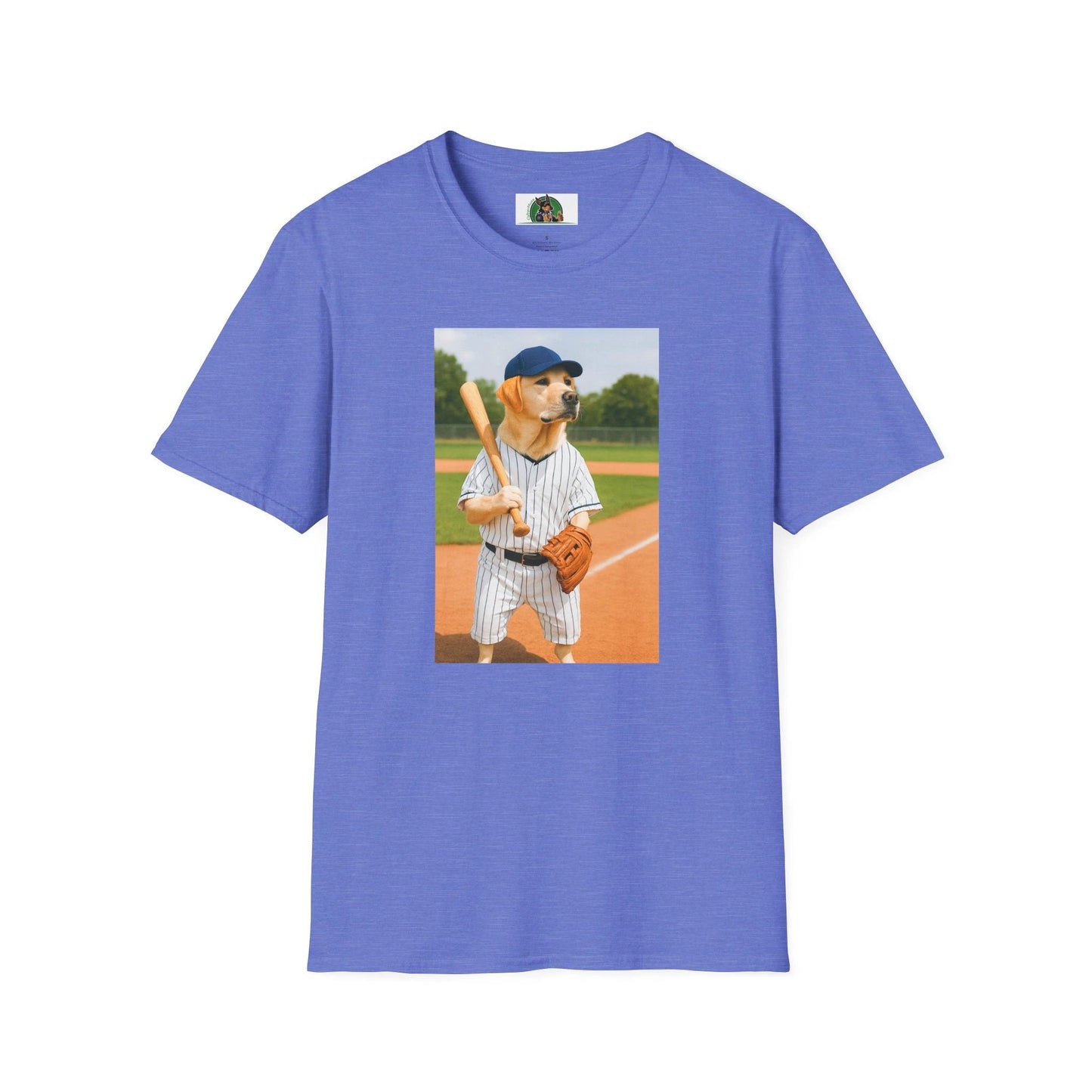 Labrador Retriever Basketball T-Shirt — Sports Dog Tee for Dog Lovers T-Shirt Printify Heather Royal S