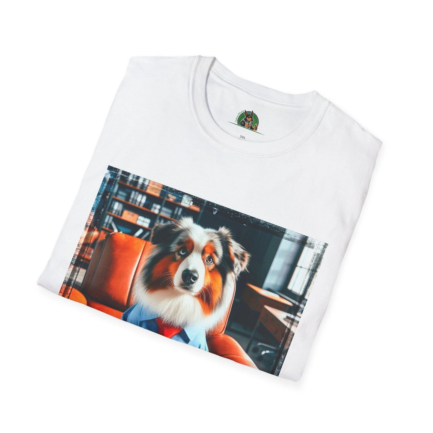 Australian Shepherd Boss Dog T-Shirt Printify