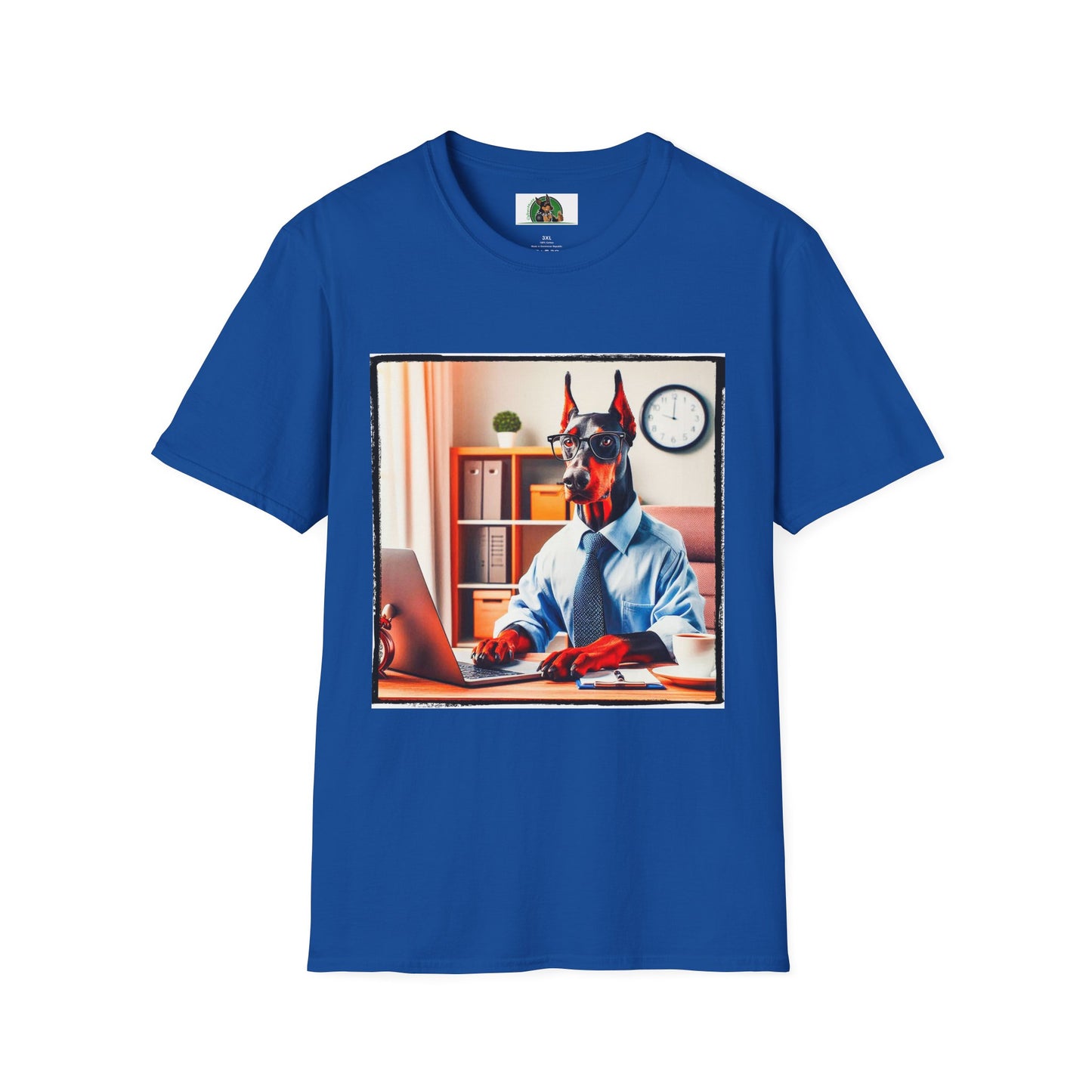 Doberman T-Shirt Printify XS Royal