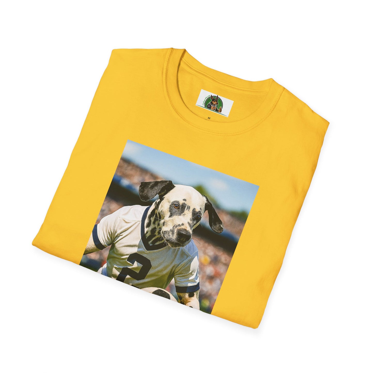 Sports Soccer Dalmatian Unisex T-Shirt