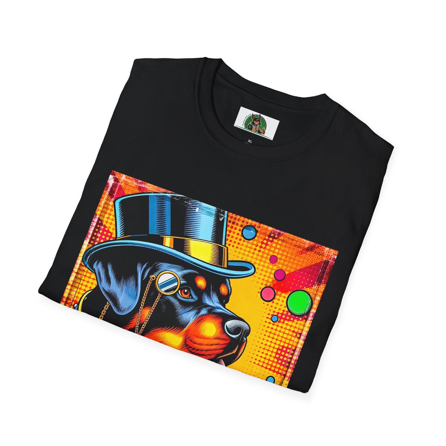 Rottweiler colorful steam punk T-Shirt Printify