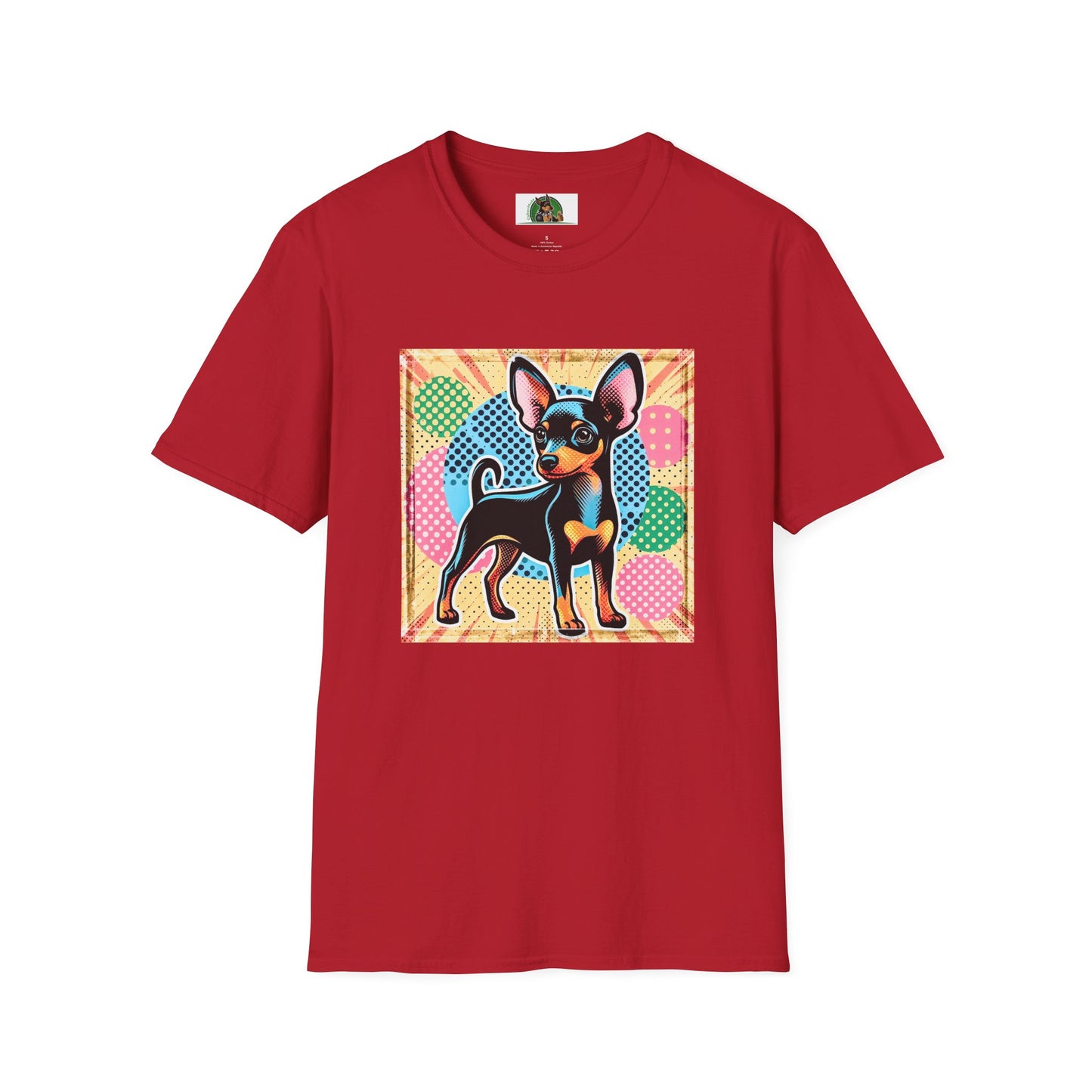 Min Pin T-Shirt T-Shirt Printify S Cherry Red 