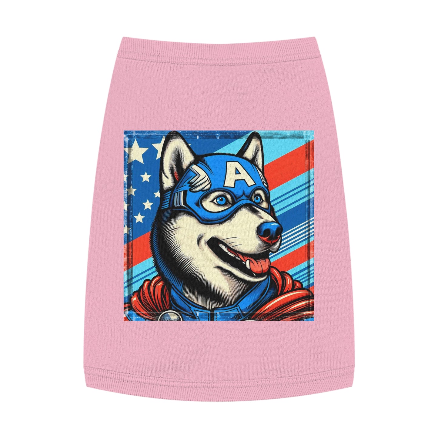 Pet Tank Top Husky Pets Printify M Pink