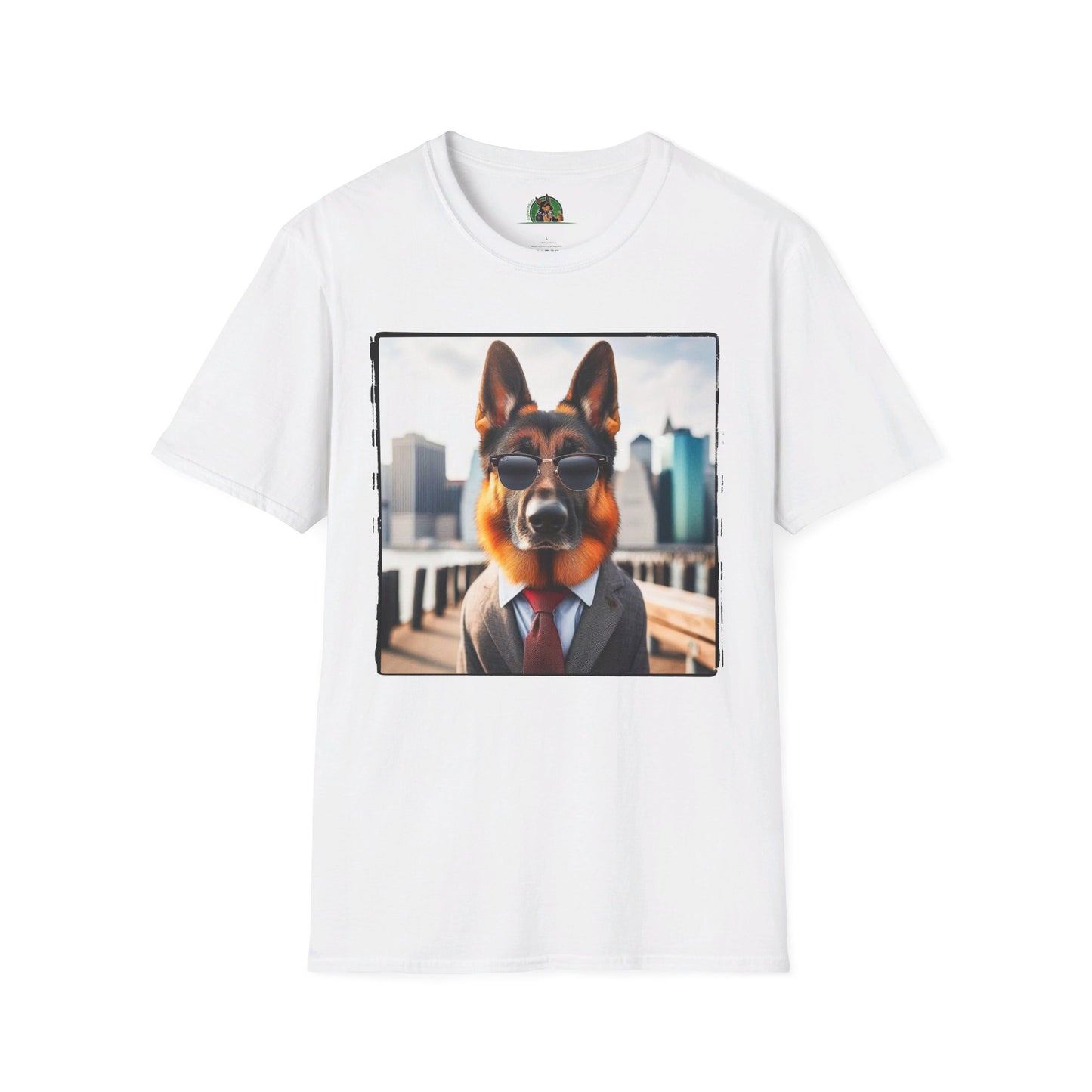 German Shepherd T-Shirt Printify White S 