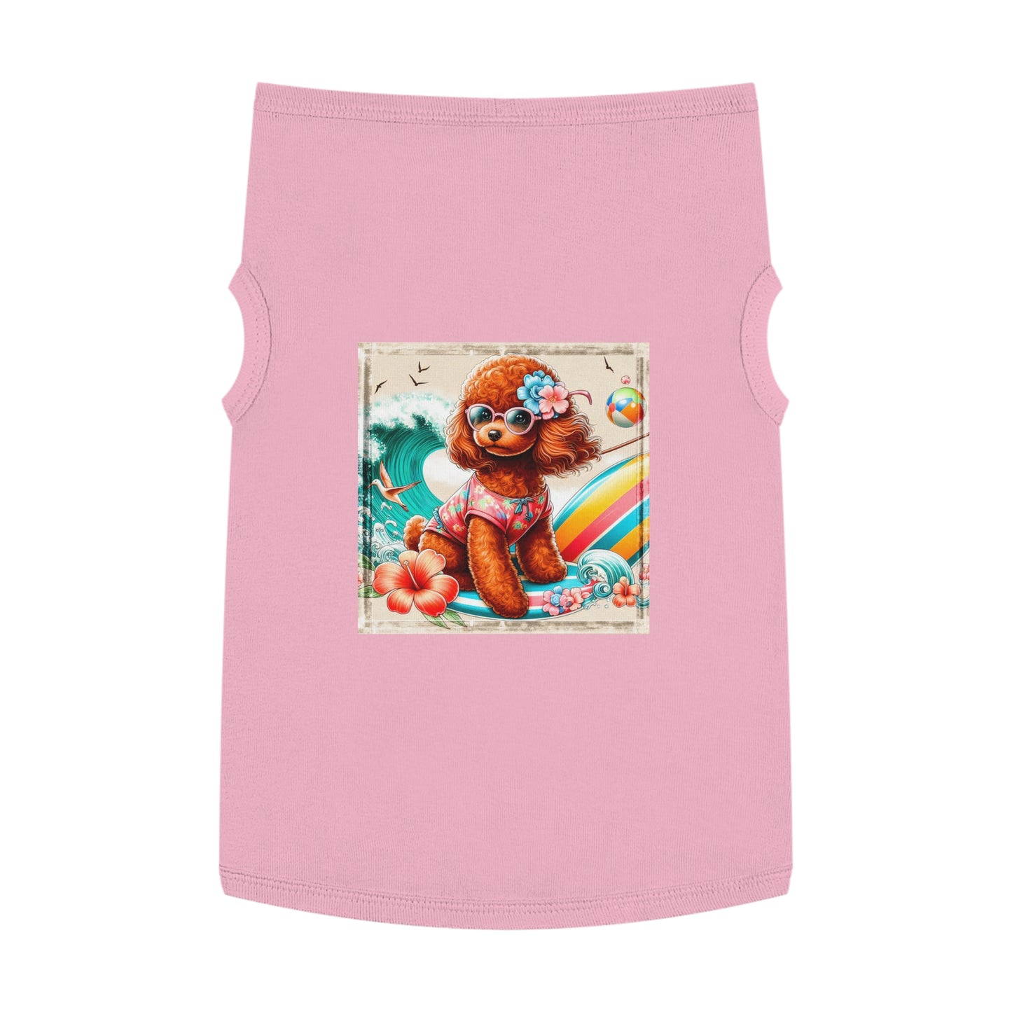 Pet Tank Top Poodle Pets Printify XL Pink 