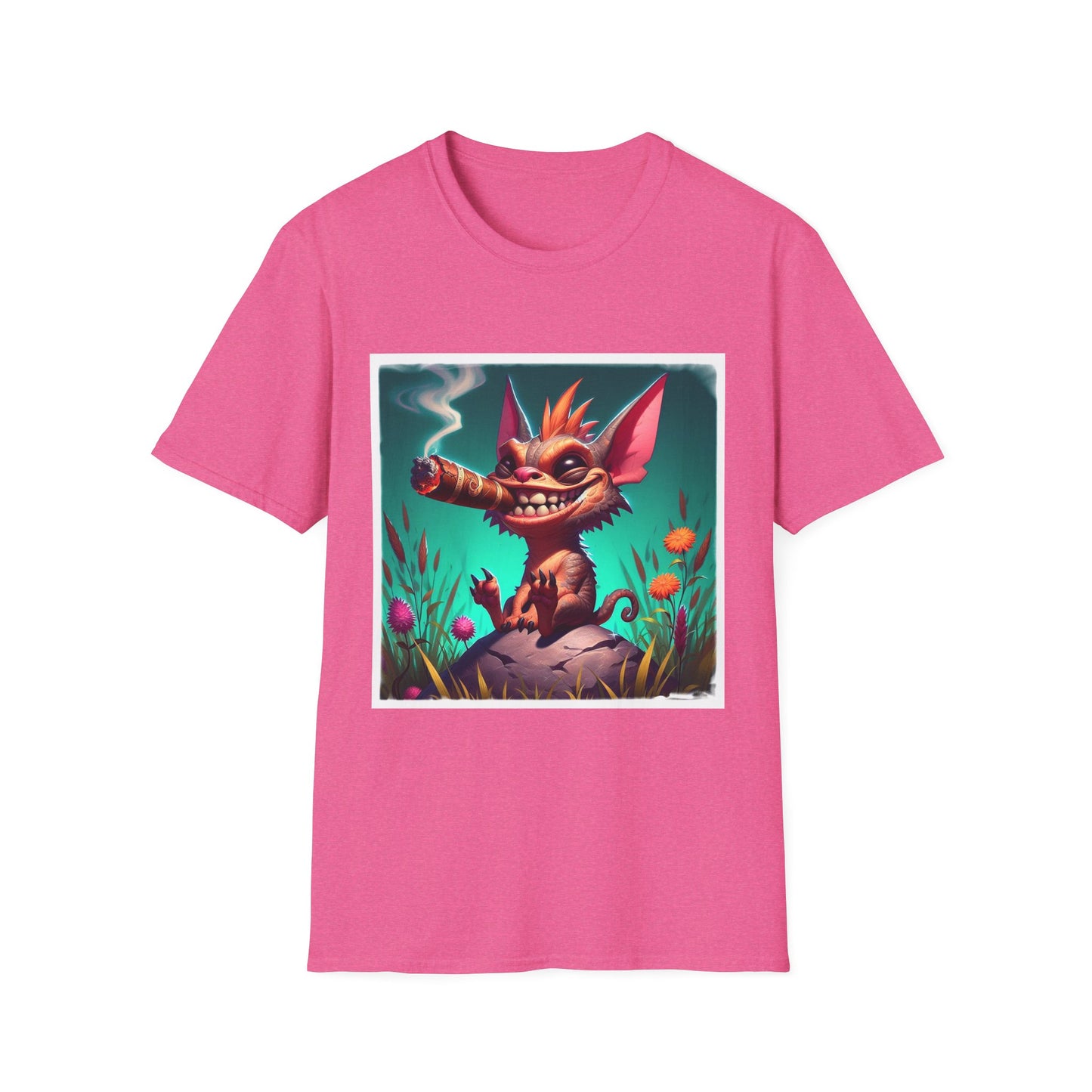 Chupacabra T-Shirt Printify S Heather Heliconia 