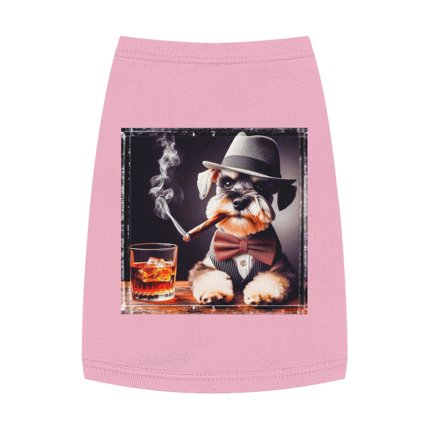 Pet Tank Top Miniature Schnauzer Pets Printify M Pink 