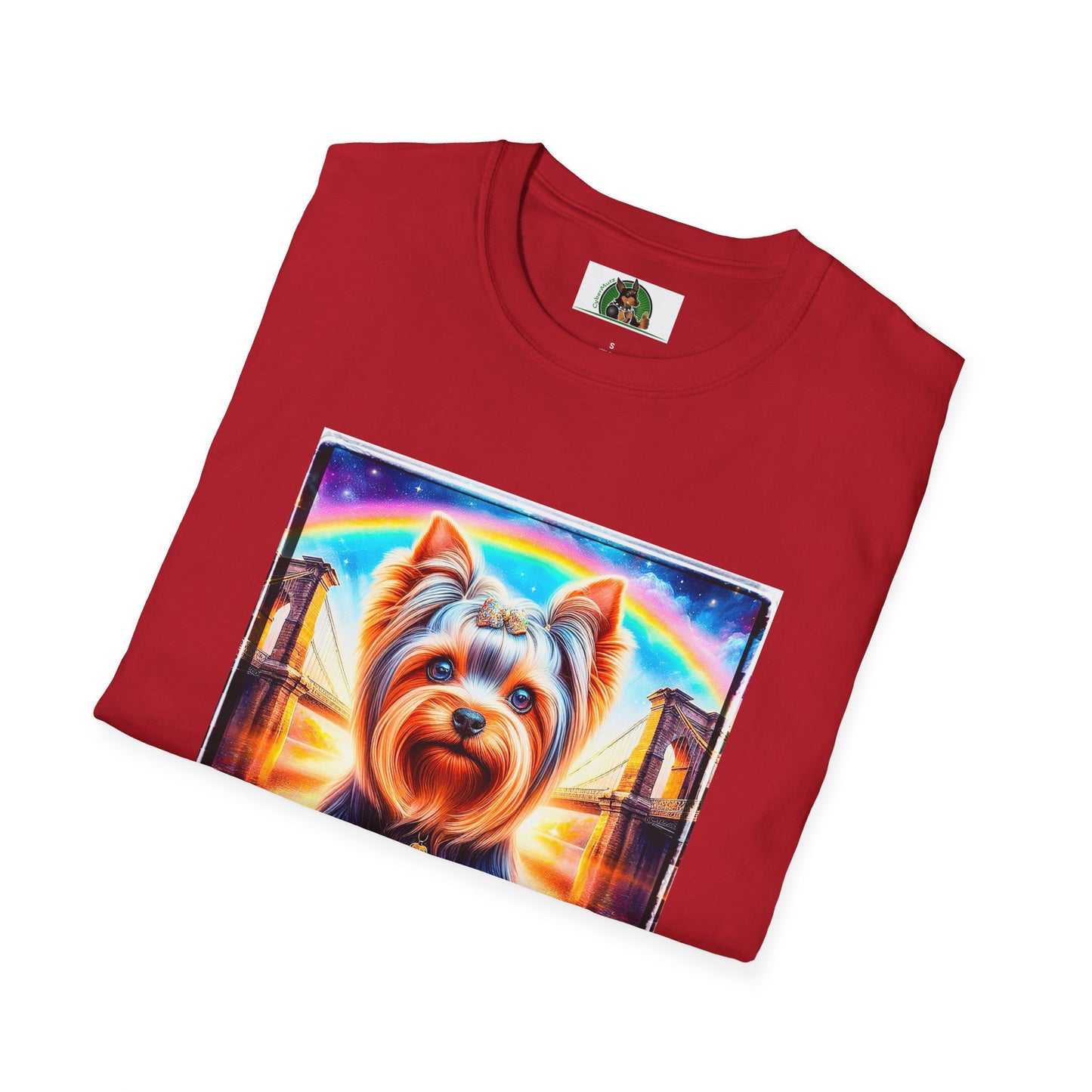 Yorkie rainbow bridge shirt