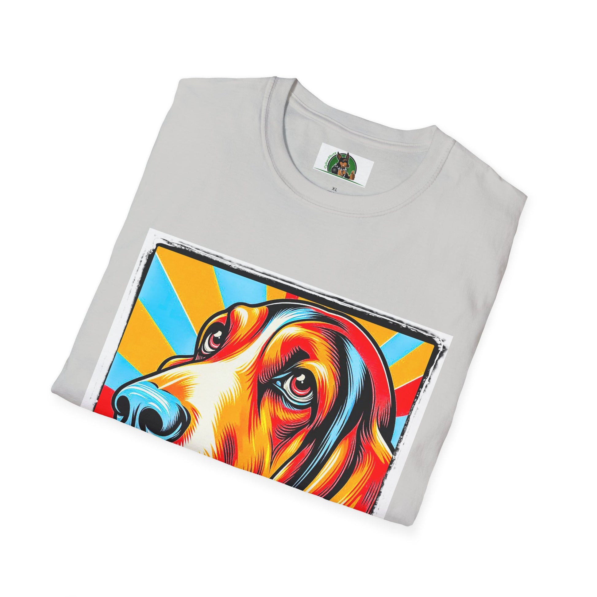 Basset Hound Pop Art 2 T-Shirt Printify   