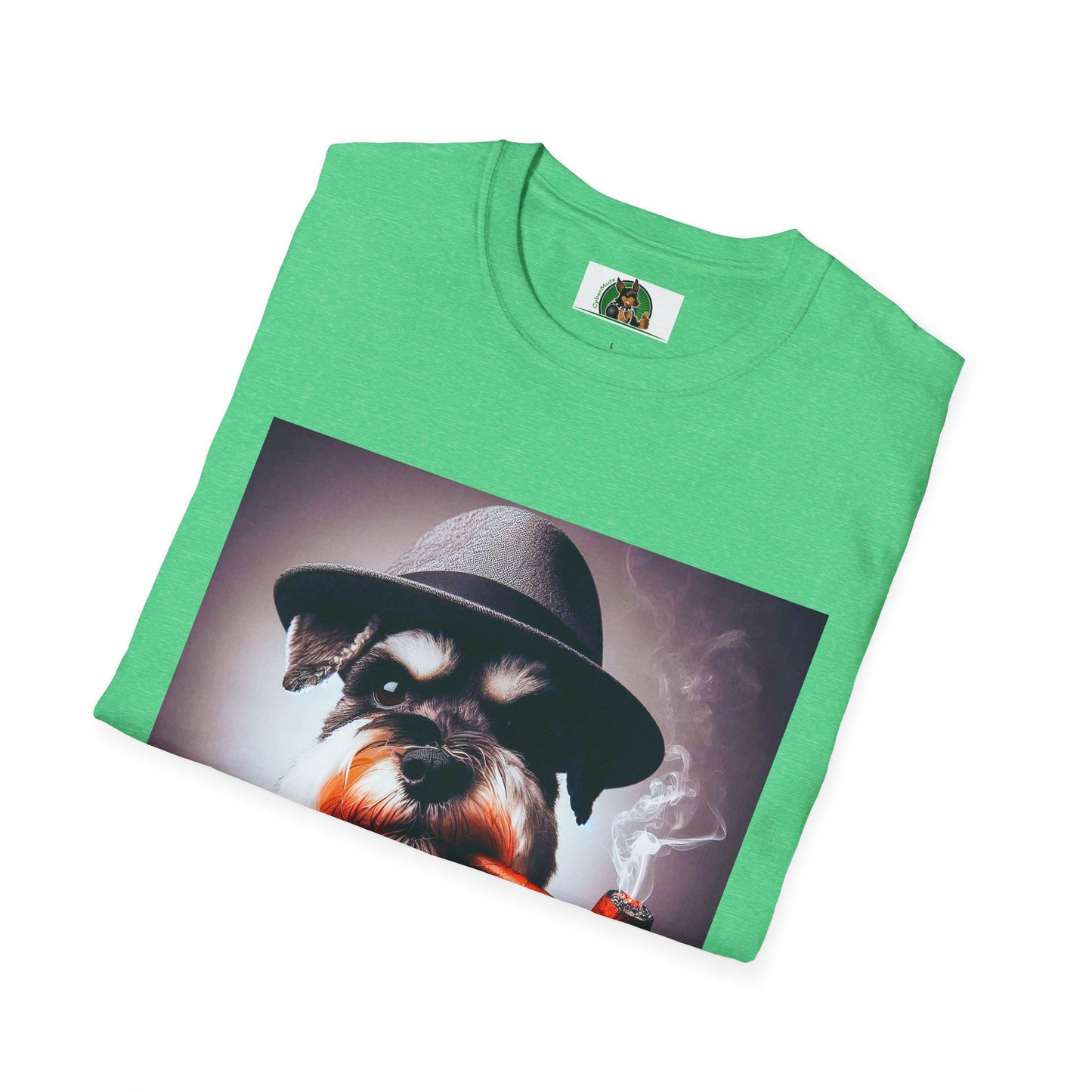 Miniature Schnauzer cigar smoking shirt
