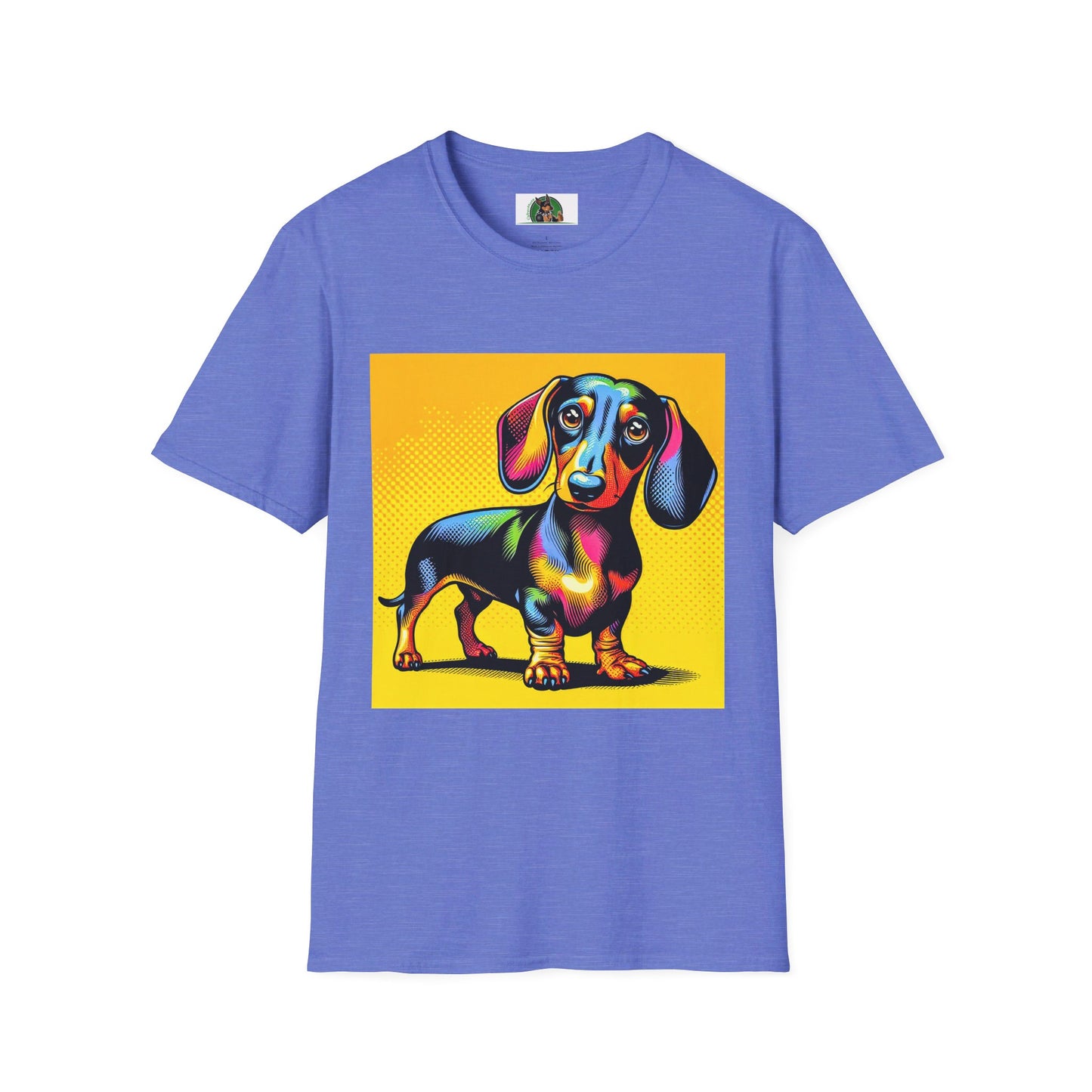 Dachshund T-Shirt Printify Heather Royal S 