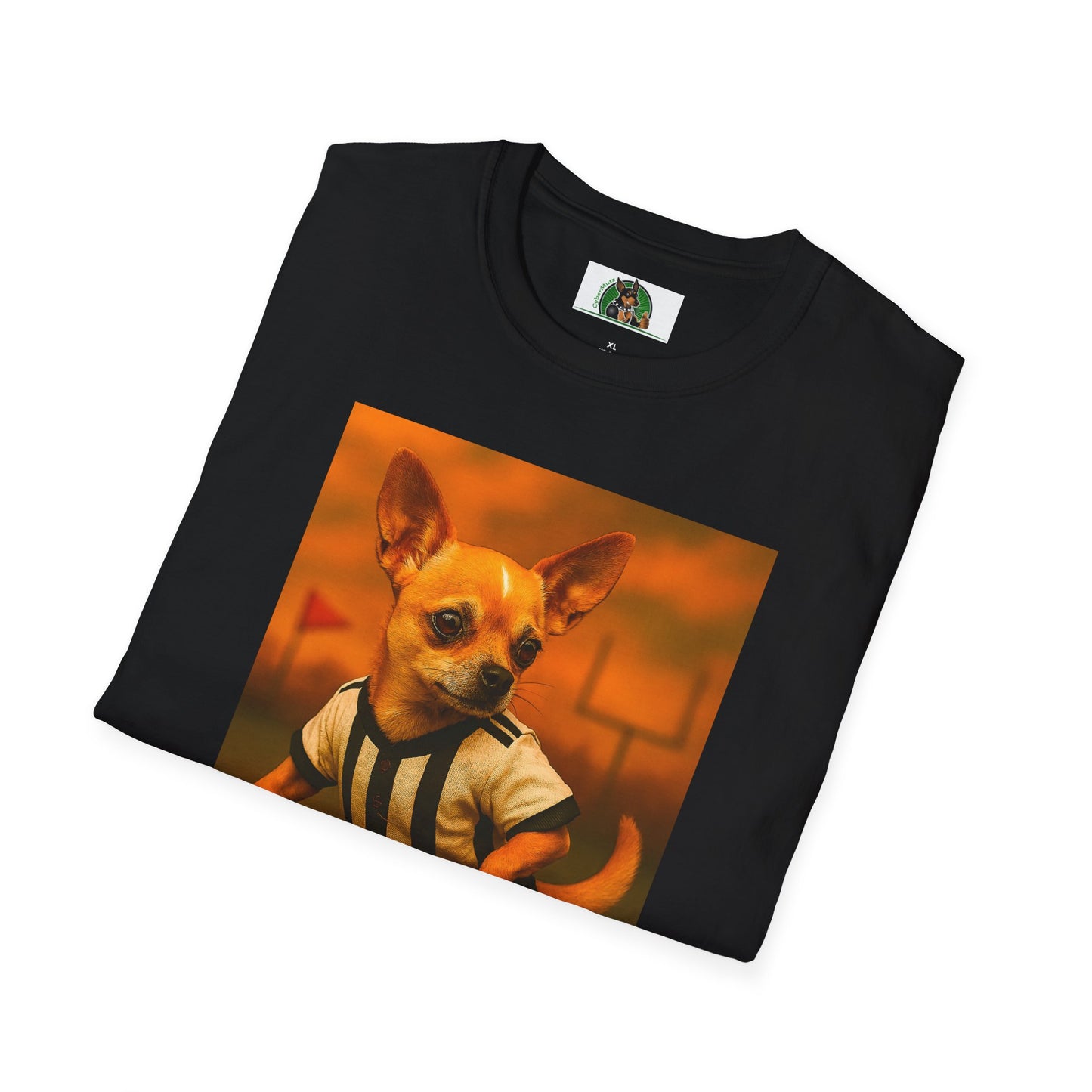 Chihuahua Soccer T-Shirt Sports T-Shirt Printify