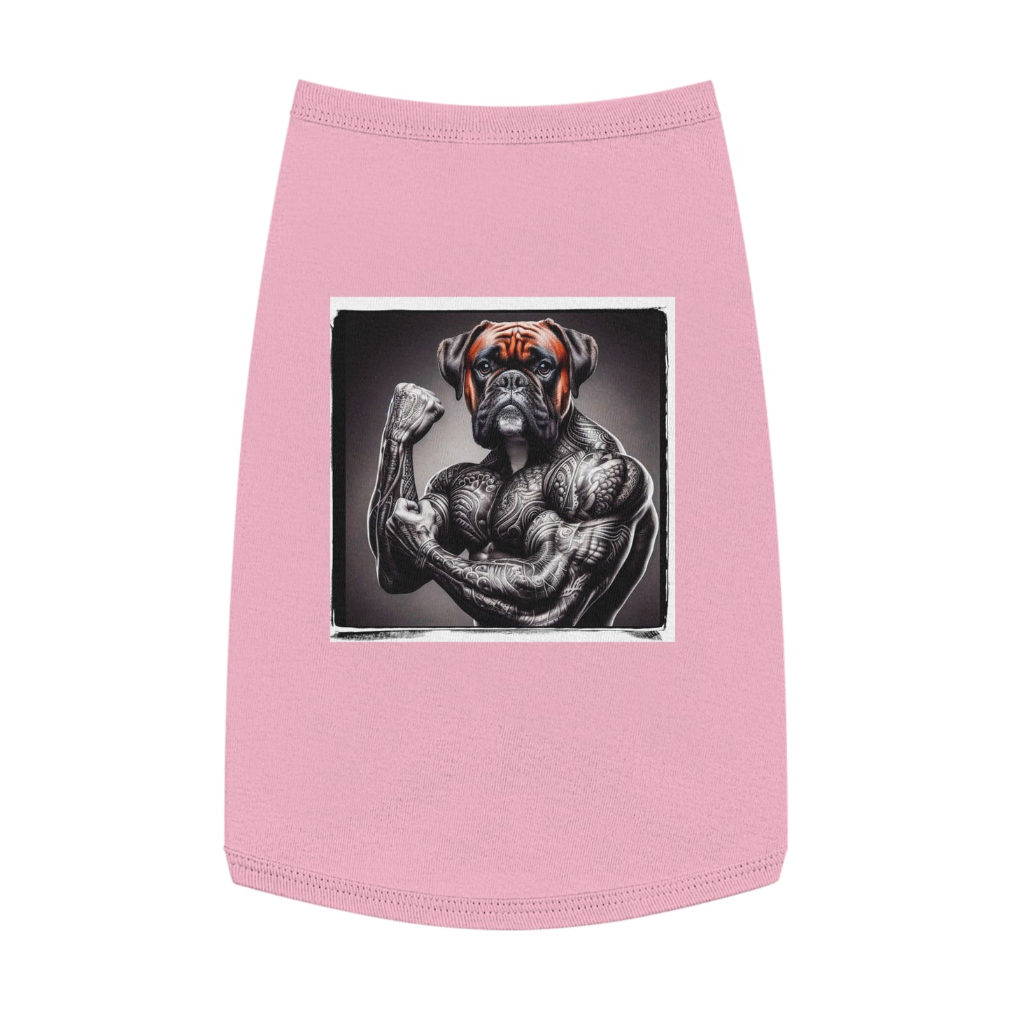 Pet Tank Top Boxer Pets Printify L Pink 