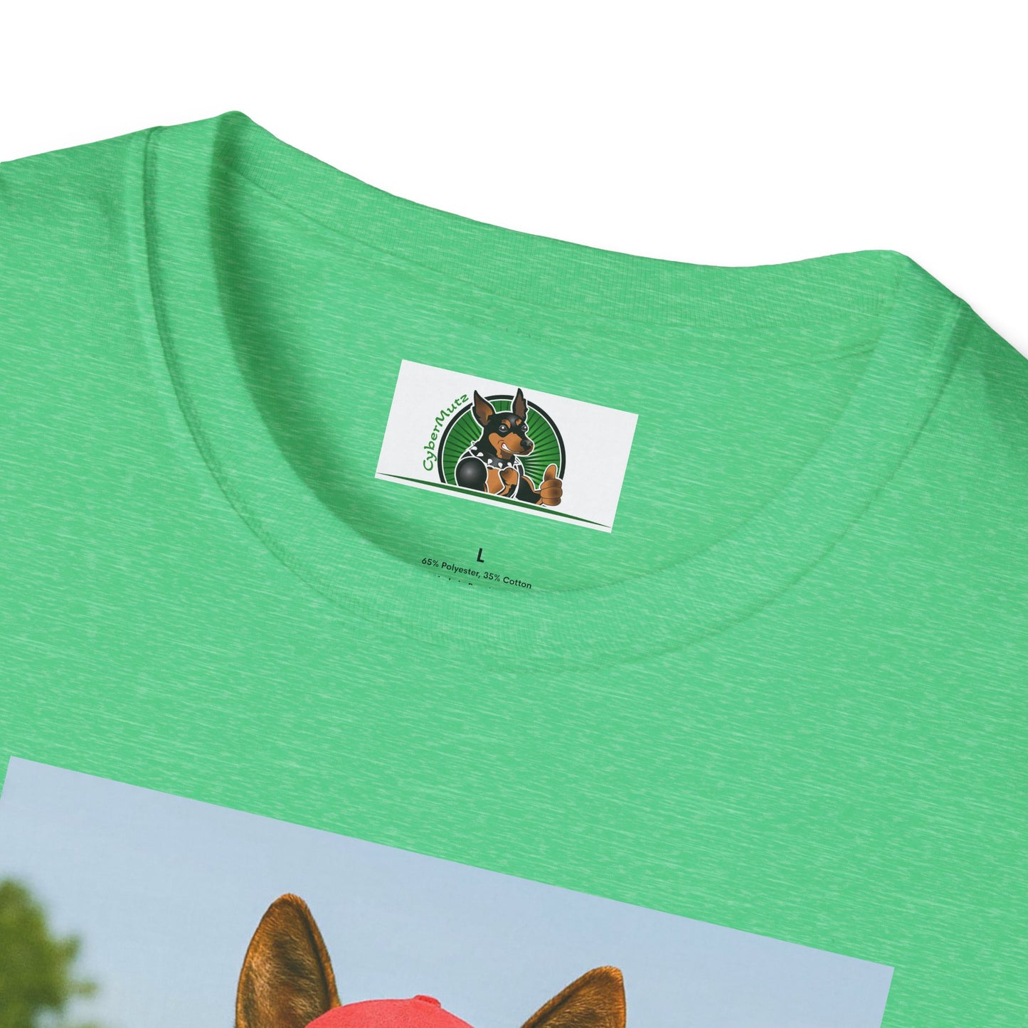 German Shepherd Playing Baseball T-Shirt — Sports Dog Tee T-Shirt Printify