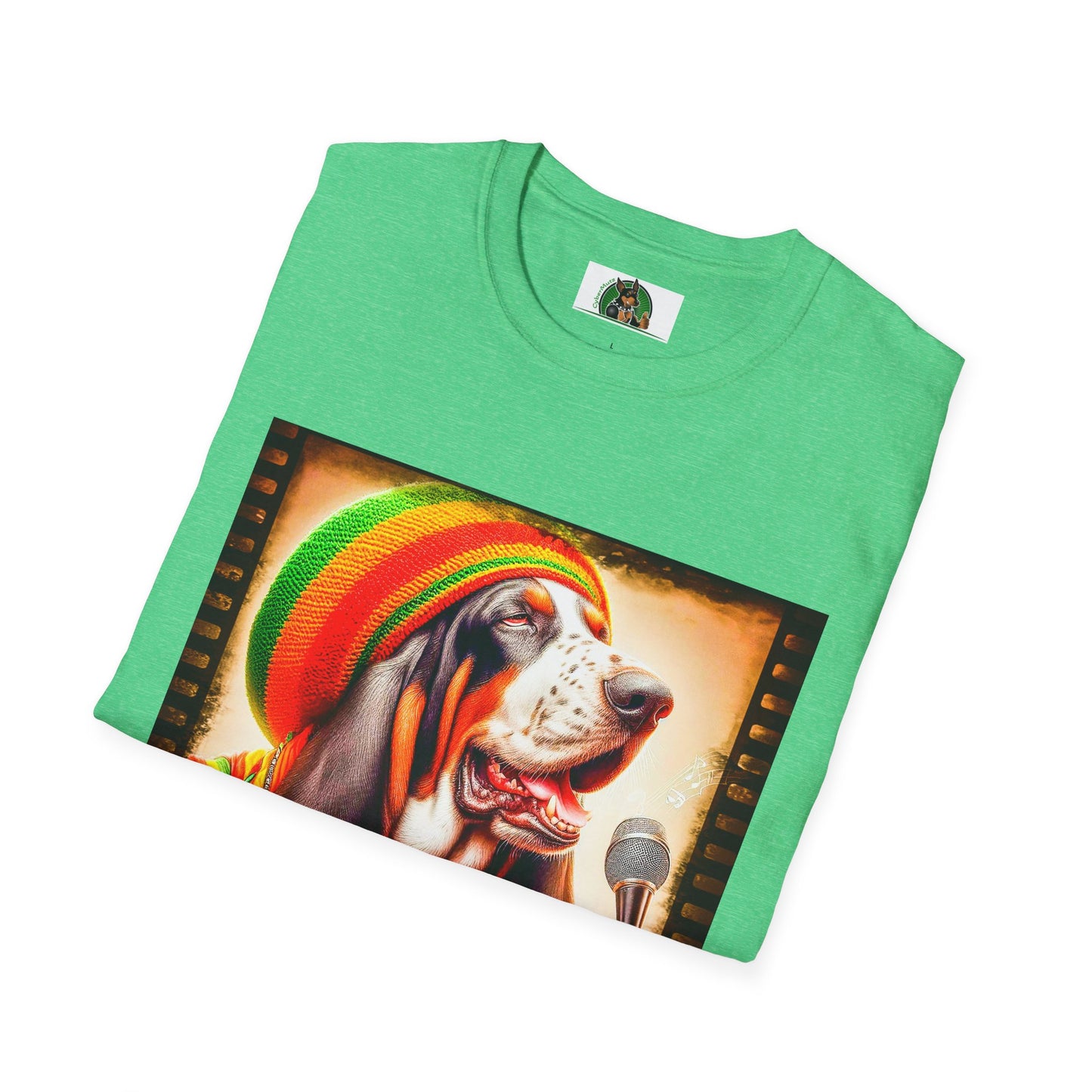 Basset Hound Playing Guitar Singing