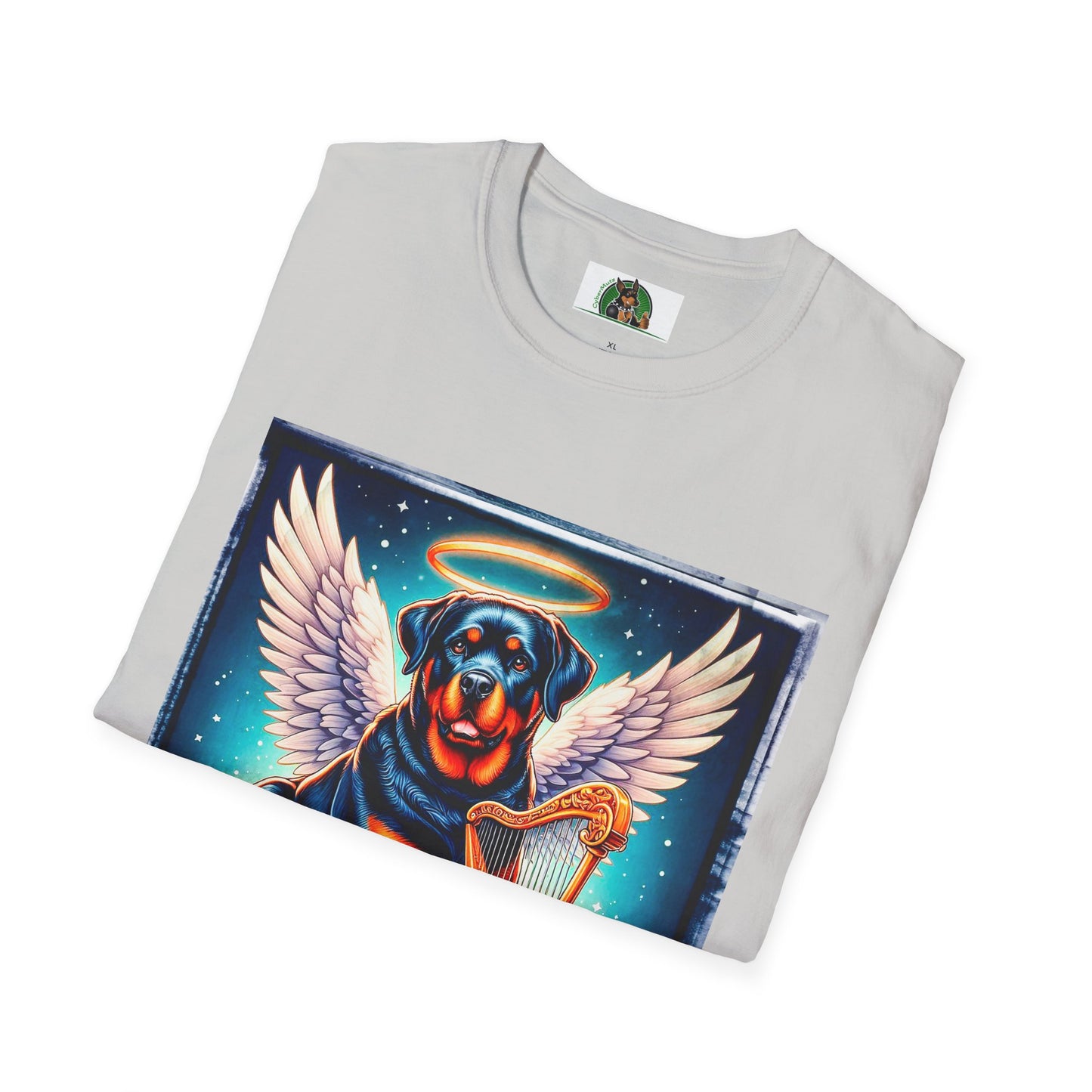 Rotteeiler sngel with harp shirt