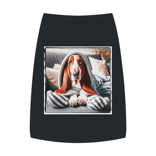 Pet Tank Top Basset Hound Pets Printify M Black 