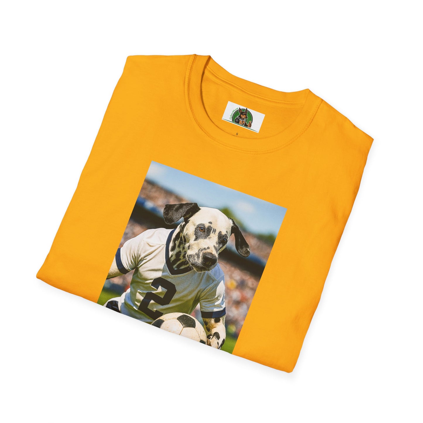 Sports Soccer Dalmatian Unisex T-Shirt