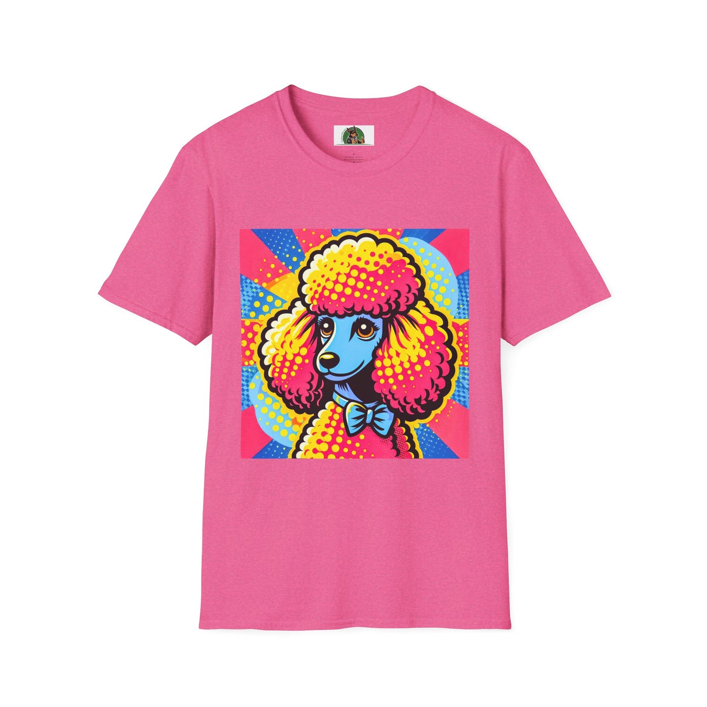 Poodle T-Shirt Printify S Heather Heliconia