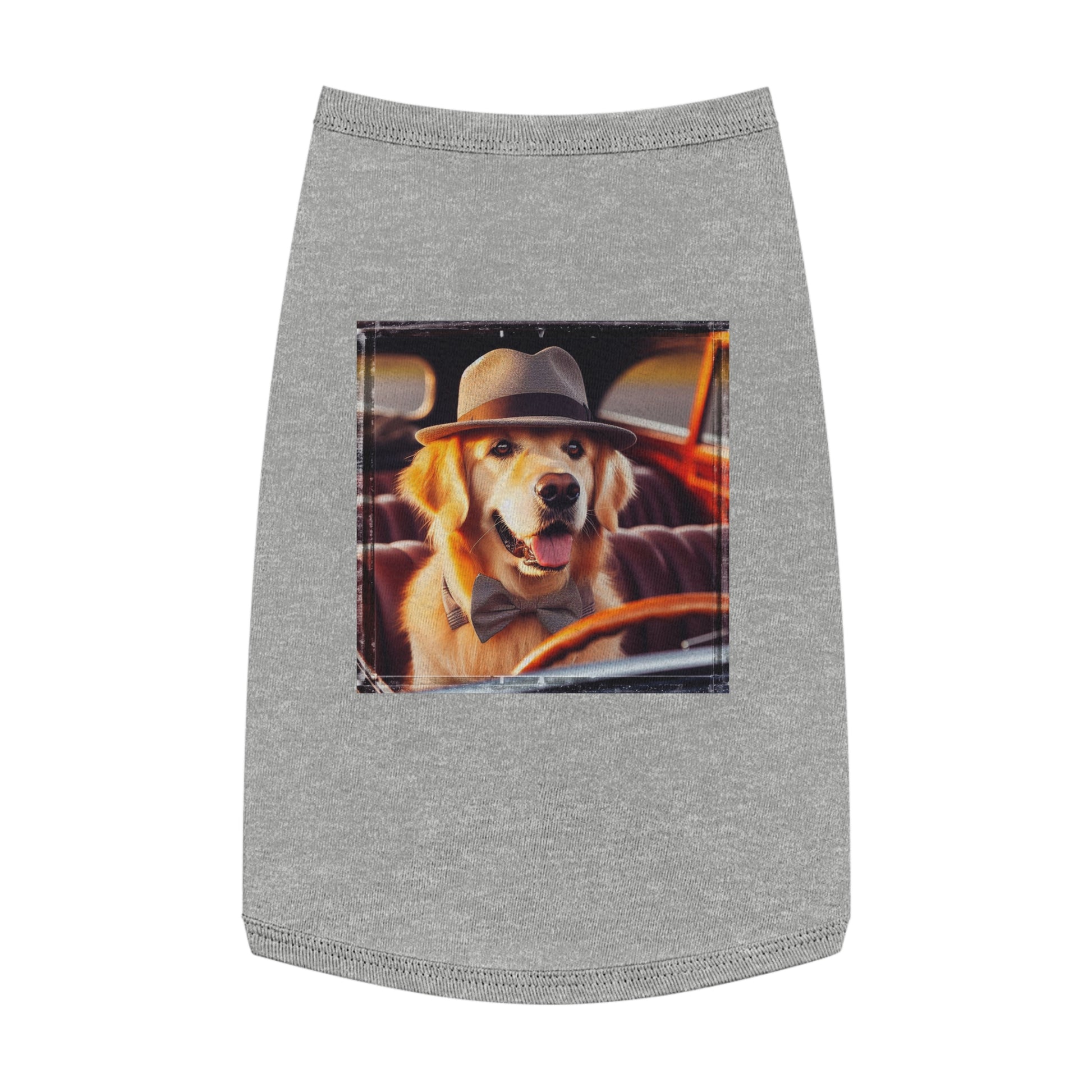 Golden Retriever pet tank top Pets Printify   