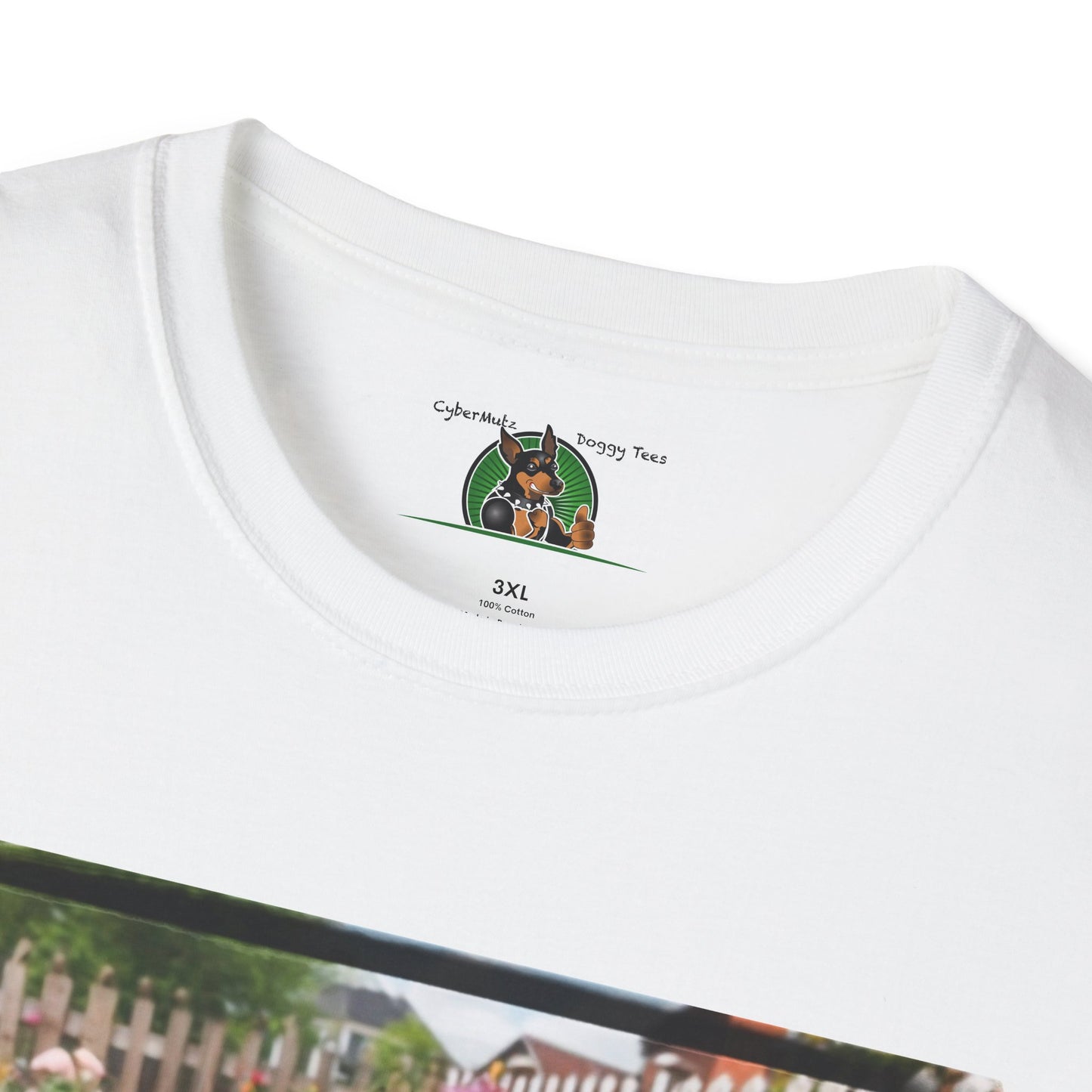 German Shepherd Dog Gardener Unisex Softstyle T-Shirt T-Shirt Printify