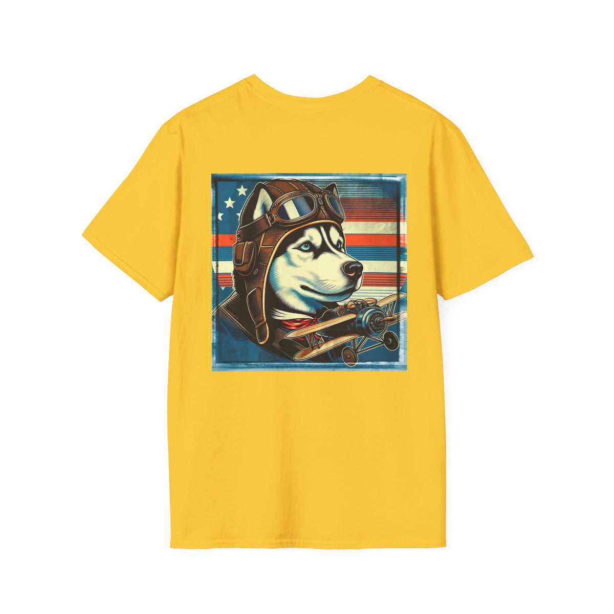 Husky hero shirt Back Design