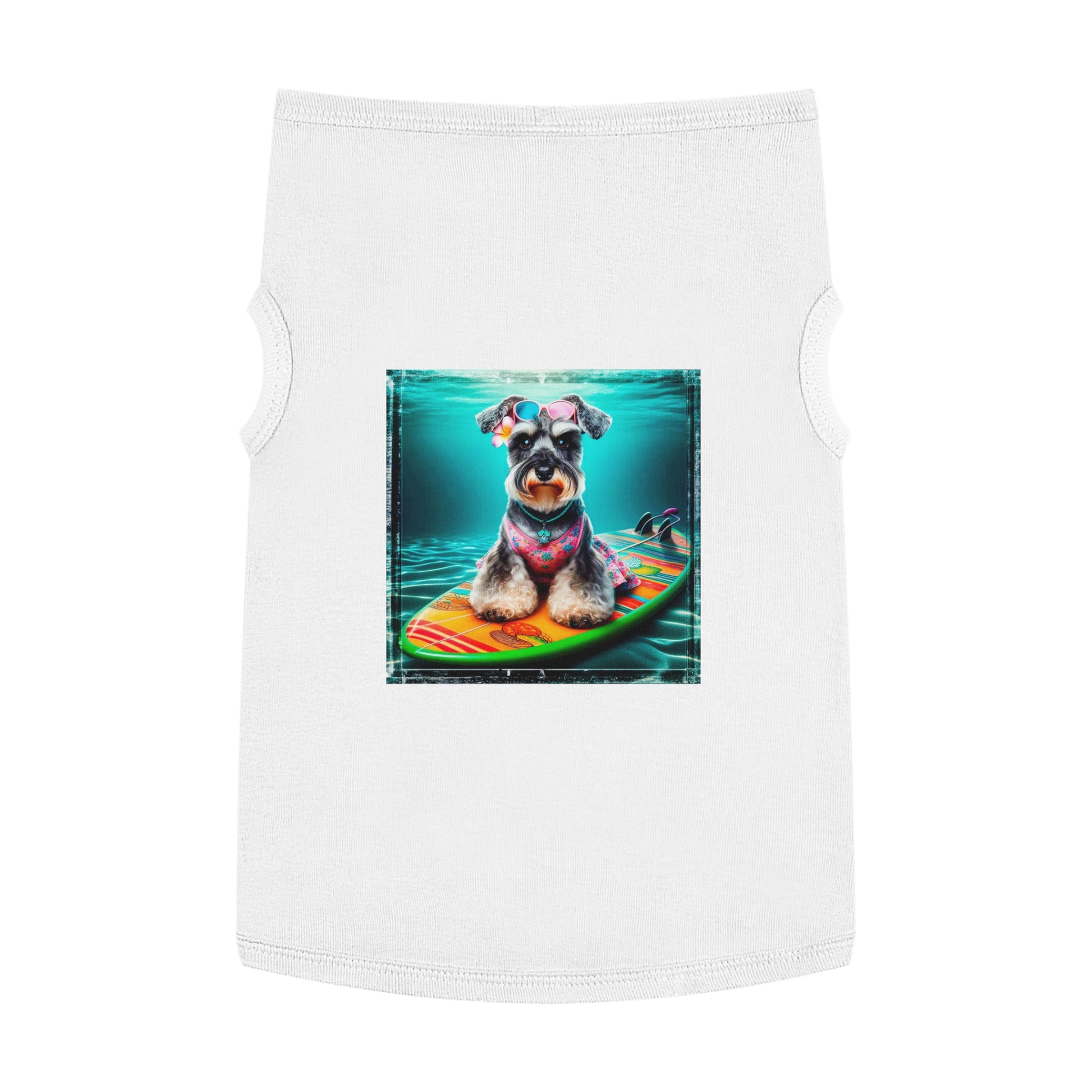 Pet Tank Top Miniature Schnauzer Pets Printify   