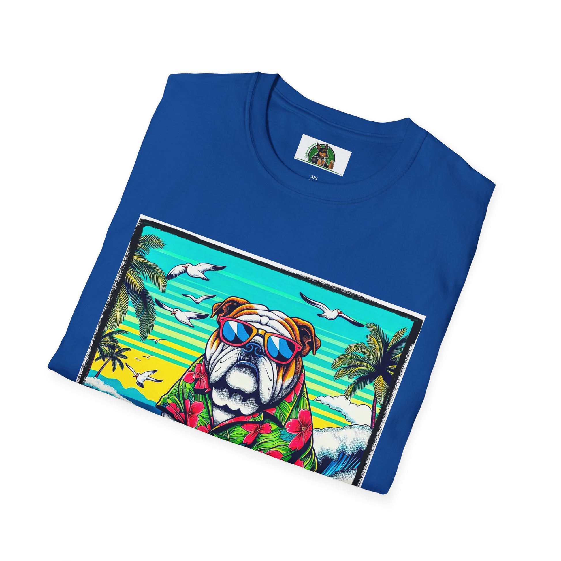 Bulldog T-Shirt Printify