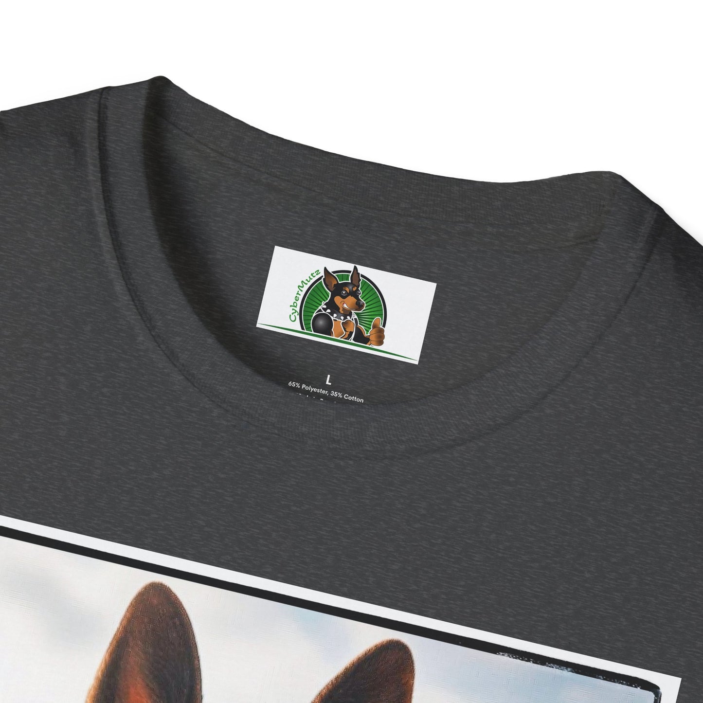 German Shepherd suit and tie shirt T-Shirt Printify