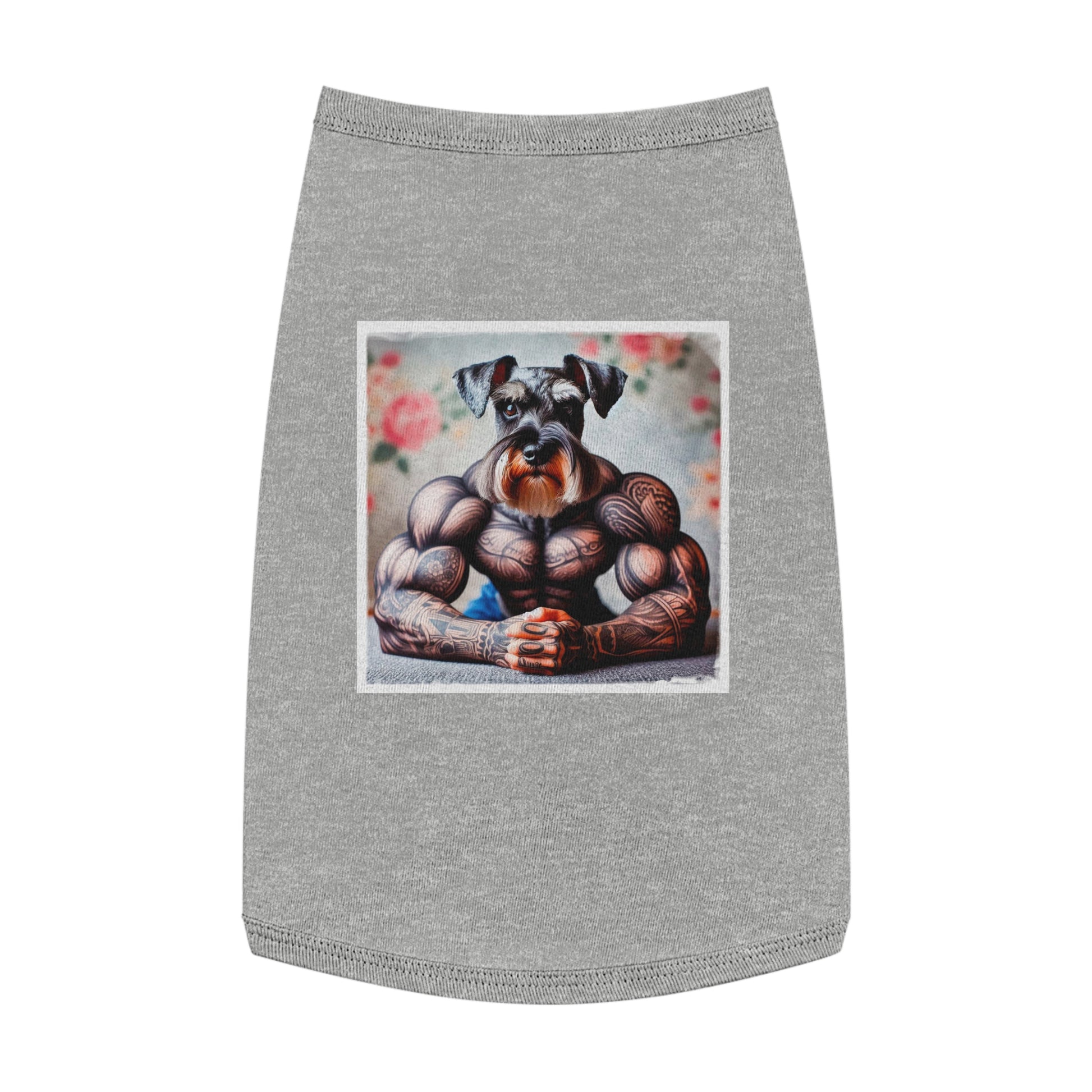 Pet Tank Top Miniature Schnauzer Pets Printify   