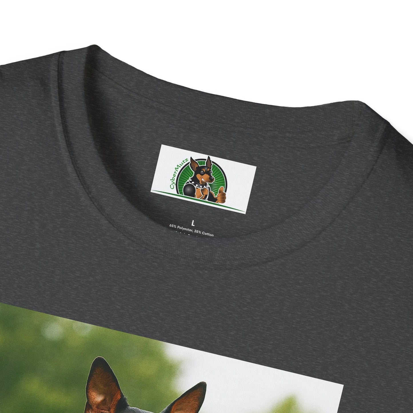 Miniature Pinscher Football T-Shirt — "Min Pin Football" Dog Lover Sports Tee T-Shirt Printify
