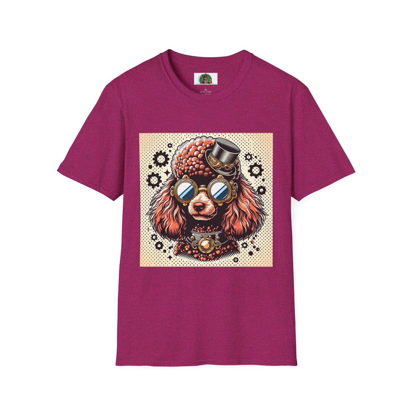 Poodle T-Shirt Printify S Antique Heliconia