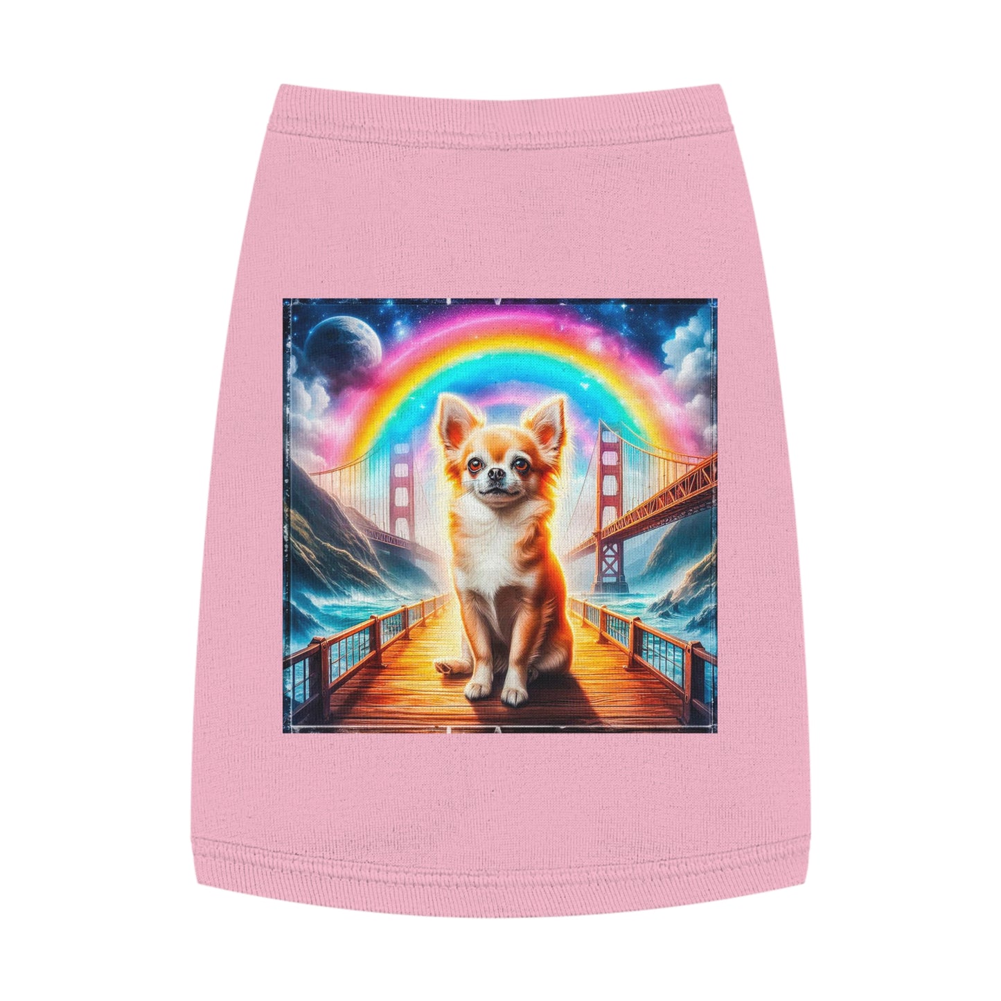 Pet Tank Top Chihuahua Pets Printify M Pink