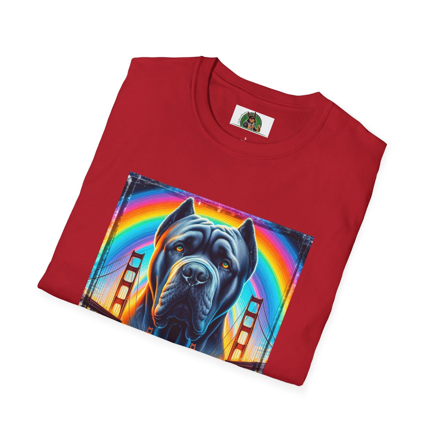 Cane Corso Double Rainbow Bridge TShirt