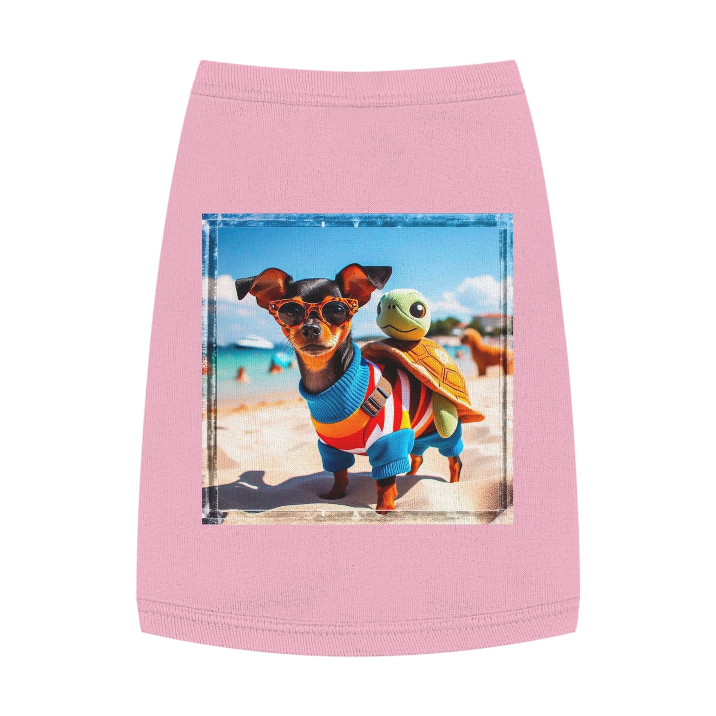 Dog Tank Top - Min Pin Tank Tops Pets Printify   