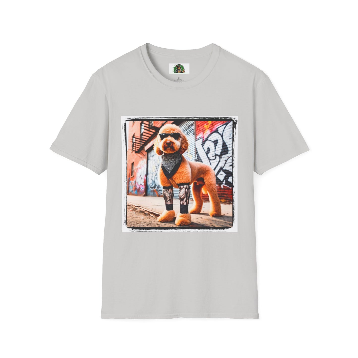 Shepadoodle T-Shirt Printify M Ice Grey 