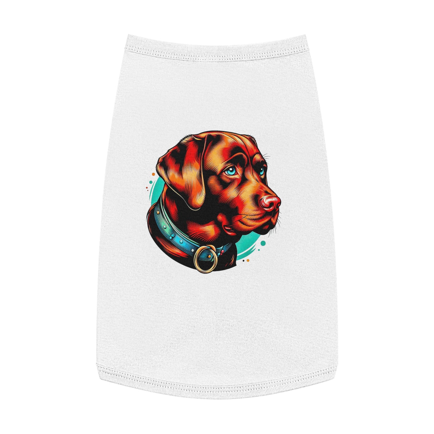 Pet Tank Top Labrador Retriever Pets Printify L White 