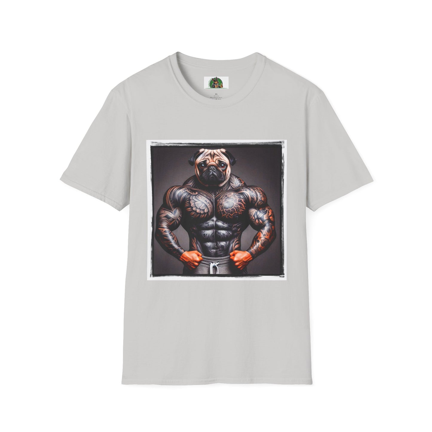 Pugs T-Shirt Printify S Ice Grey 