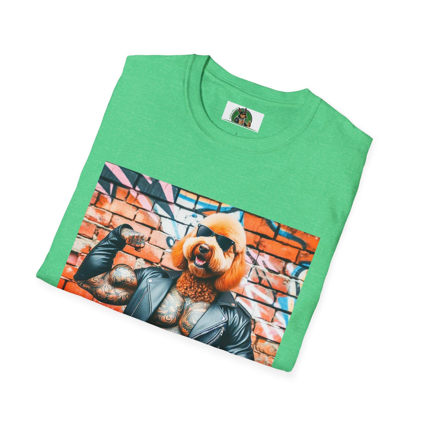 Golden Doodle muscles t shirt
