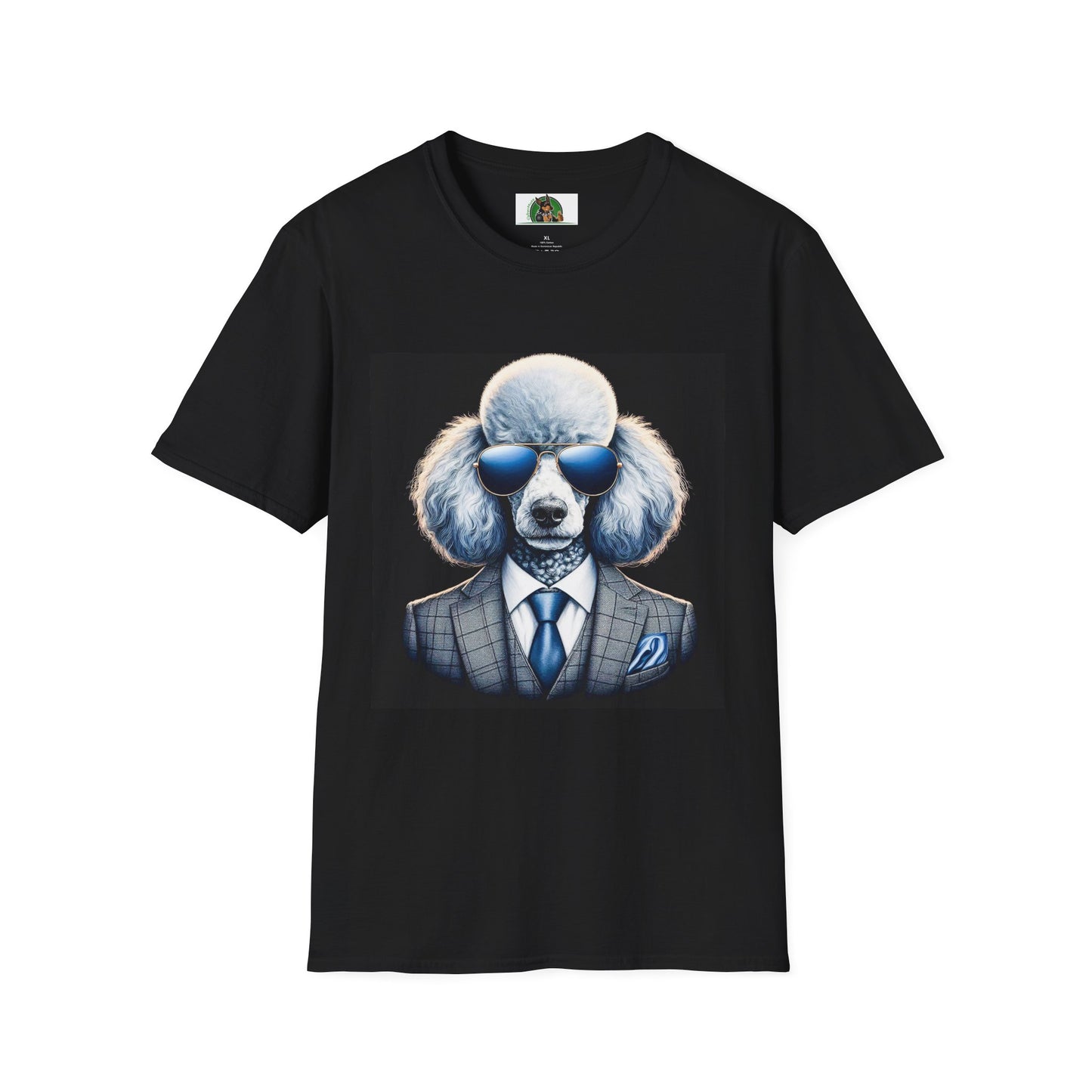 Poodle T-Shirt Printify XS Black