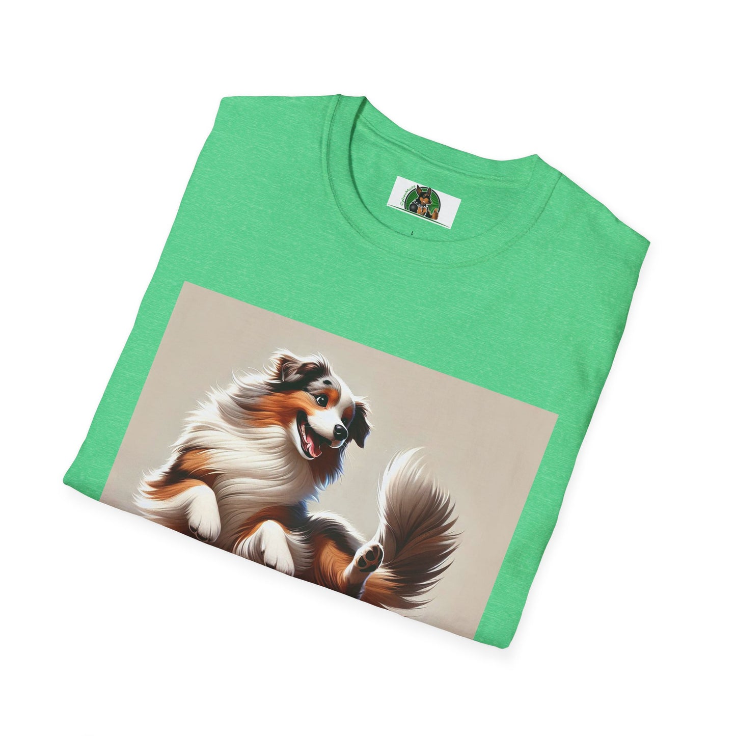 Dog Lover T-Shirt - Dancing Dog Australian Shepherd