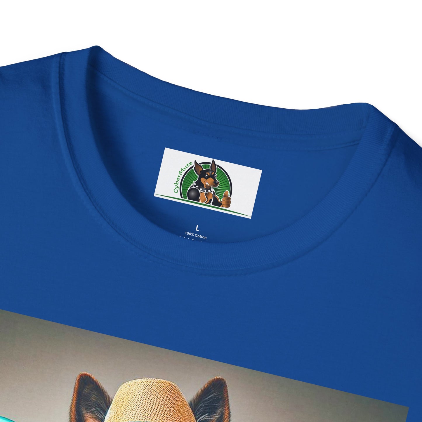 German Shepherd frisbee flying shirt T-Shirt Printify