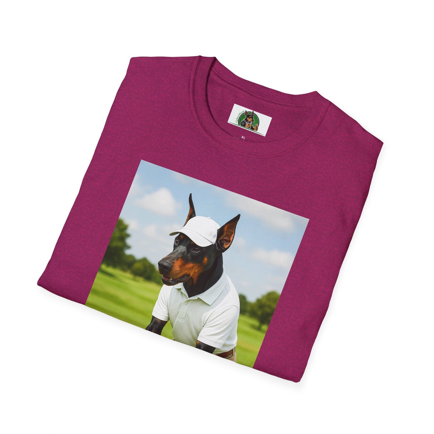 Golf Doberman Sports T-Shirt