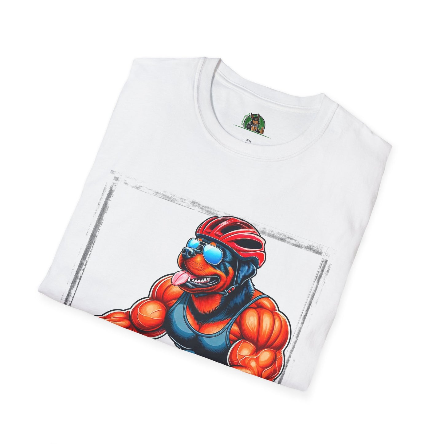 Rottweiler sexy biker T-Shirt Printify