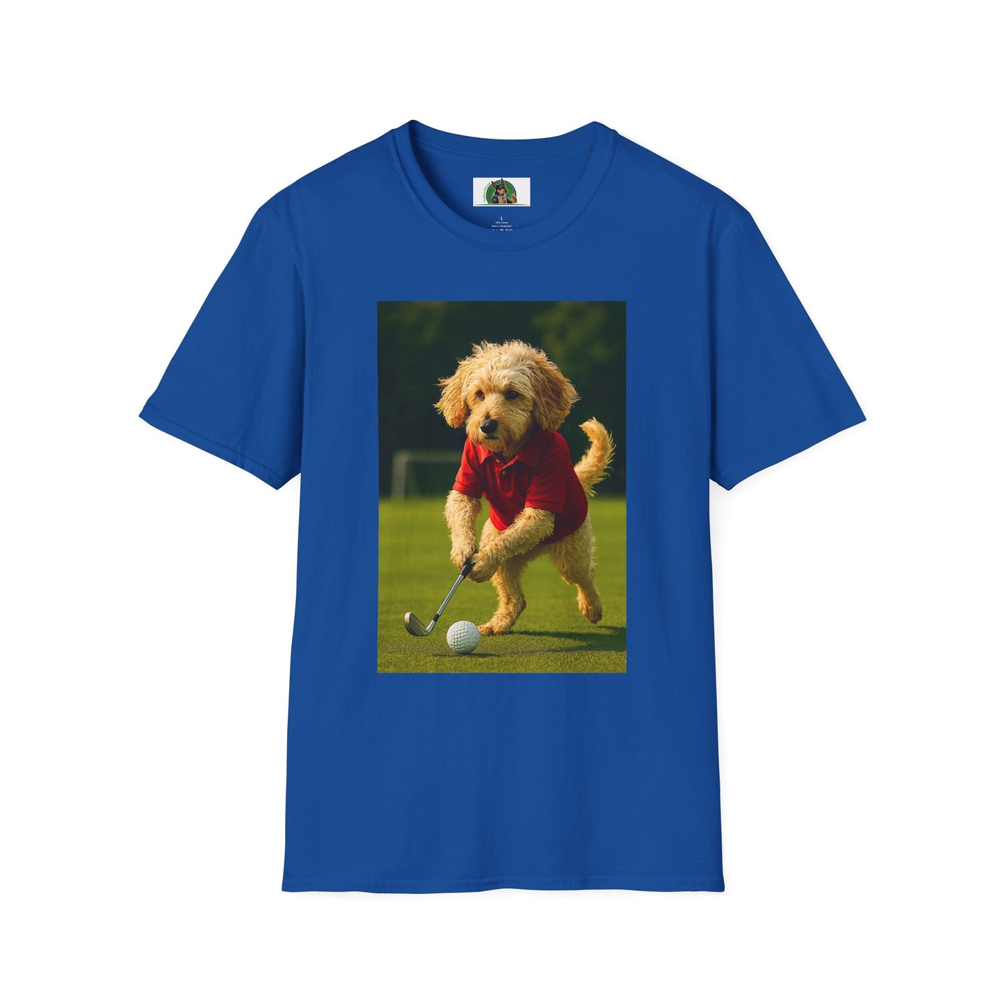 Sports Cockerpoo Golf T-Shirt T-Shirt Printify Royal XS