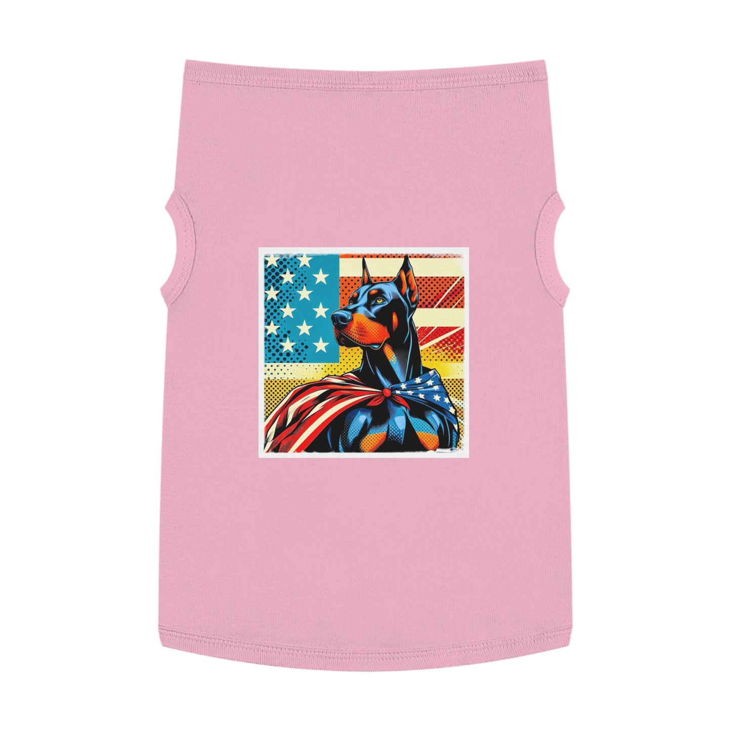 Pet Tank Top Doberman Pets Printify XL Pink