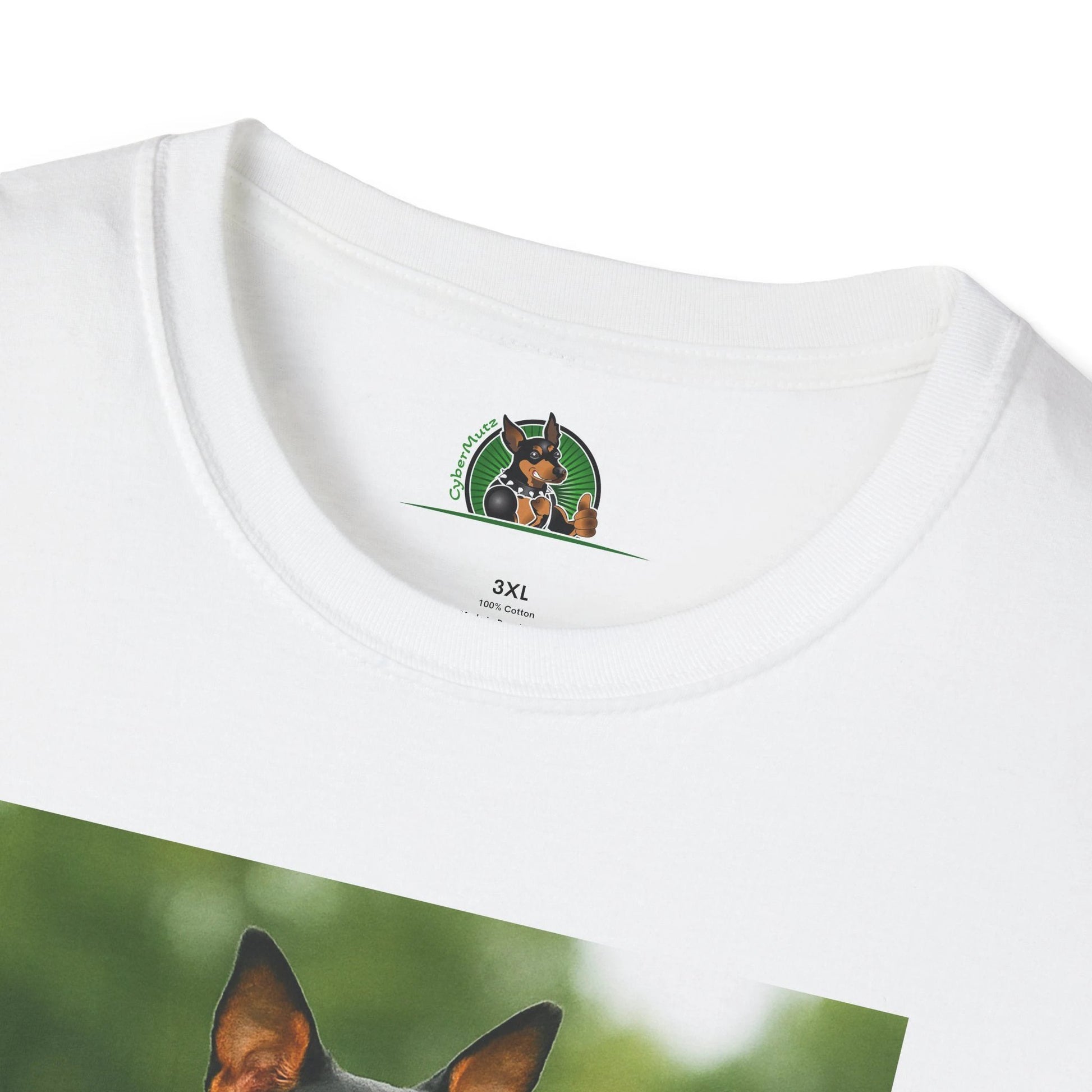 Miniature Pinscher Soccer T-Shirt — "Min Pin Soccer" Dog Lover Sports Tee T-Shirt Printify