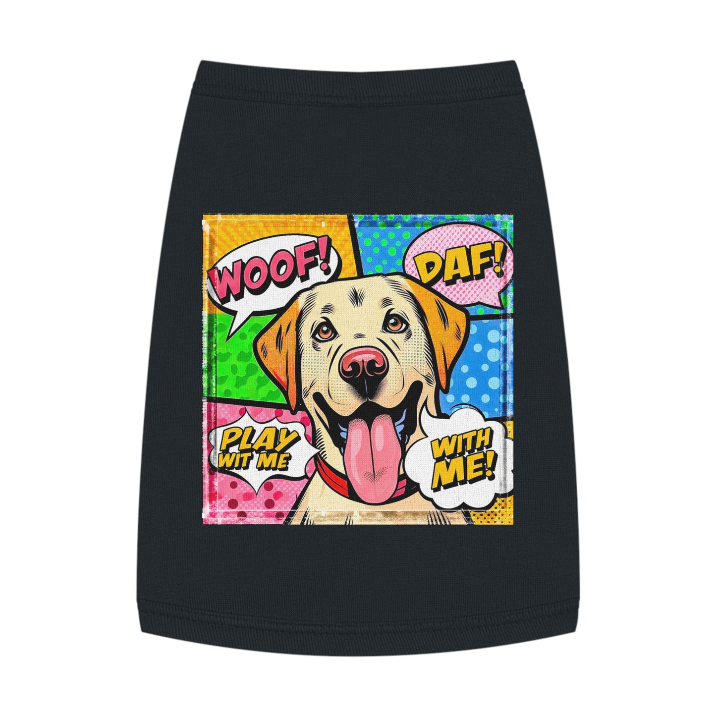 Wacky Pet Tank Top Labrador Retriever Pets Printify   