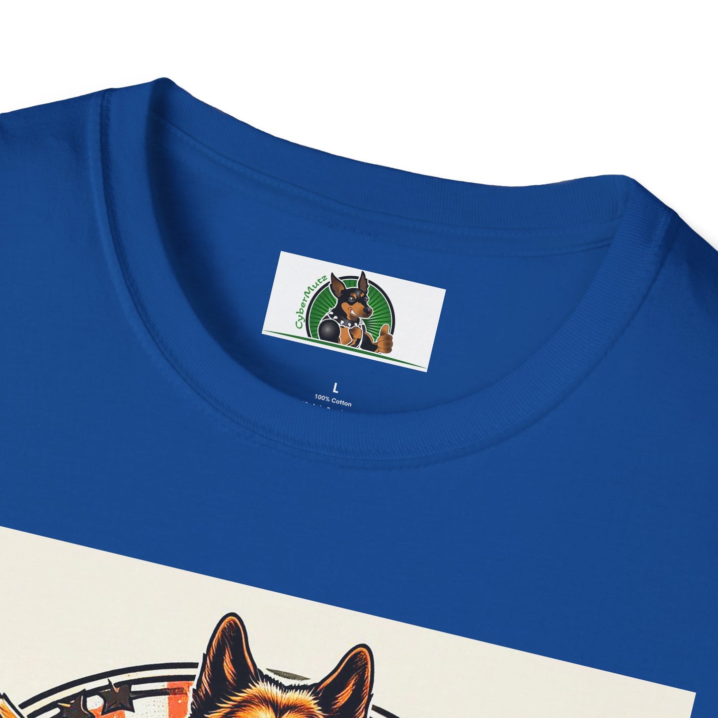 German Shepherd Angel bike riding T-Shirt Printify